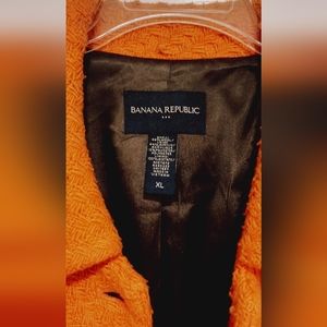 Orange Banana Republic coat